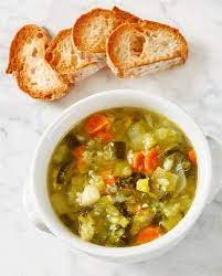 Chunky Vegetable Soup From Jacques Pepin Quick Simple Zip06 Com Chunky Vegetable Soup Vegetable Soup Recipes Jacque Pepin