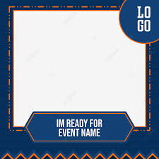A twibbon campaign is your very own microsite where users can support your cause, brand or organisation in a variety of ways. Download Blue Twibbon Frame Blank Design Template Cdr Psd Png Twibbon Twibbon Design Twibbon Templates Png Transparent Clipart Image And Psd File For Free Download