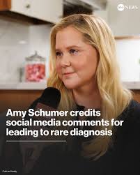 Amy Schumer is crediting social media outreach from doctors for helping her  receive a health diagnosis she said she wouldn't have otherwise known  about. Read more: https://abcnews.visitlink.me/IUUIbC