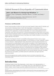 Ochuku i like your teeth ochuku: Pdf Jokes And Humor In Intergroup Relations