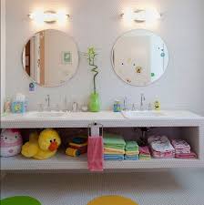 23 Kids Bathroom Design Ideas To Brighten Up Your Home Kids Bathroom Design Kid Friendly Bathroom Childrens Bathroom
