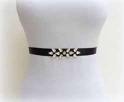 Black Belt Swarovski Crystals Belt Sparkly Belt Elastic Waist Belt Dress Belt Jeweled Belt Swarovski Crystal Dress Crystal Dress Belted Dress