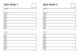 Whether you need to print labels for closet and pantry organization or for shipping purposes, you can make and print custom labels of your very own. Trivia Night Answer Sheet Template Downjload