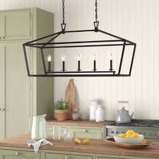Log barn pendant lighting with cutouts on top, industrial silver brushed pendant light for kitchen island, dining room and bedroom. Black Kitchen Island Pendant Lighting You Ll Love In 2021 Wayfair