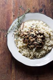 Baked Wild Mushroom Risotto The Clever Carrot Recipe Food Savoury Food Stuffed Mushrooms