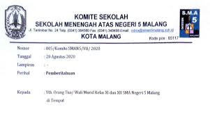 Telah sesuai dengan peraturan/pedoman yangberlaku sebagai penerima tunjangan profesi gurudemikian surat pernyataan ini dibuat dengan sebenarnya dan apabila dikemudian hariditemukan bahwa yang bersangkutan. Komite Surati Wali Murid Respon Keluhan Sumbangan Di Sman 5 Malang