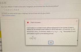 Bean cop tells asian bean where killer bean is. Solved 3 4 29 How Many Different 10 Letter Words Real Or Chegg Com