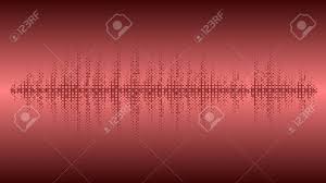 vector background music wave balance chart circles burgundy color