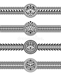 Polynesian tattoos on man's chest and arms. 0 Samoan Tattoo Free Stock Photos Stockfreeimages