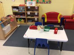Dramatic Corner Library We Add A Phone Table And Chairs Computer Keyboards And A Comfy Couch To Our Dra Dramatic Play Centers Dramatic Play Special Library