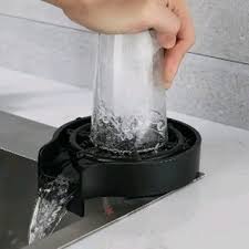 🍹 Lava vasos automático 🍹, 🥛 Este potente enjuagador limpia  profundamente con la presión del agua, es ideal para vasos, copas, tazas,  mamaderas, frascos, etc. y te facilitará las tareas de lavado en ...