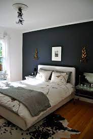 Painting a bedroom two different colors doesn't have to be hard. Gravel Gray Sfgirlbybay Blue Bedroom Walls Dark Blue Bedroom Walls Dark Bedroom Walls