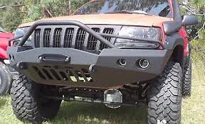 Jeep Grand Cherokee Wj Winch Front Steel Custom Bumper 4 Lights Jeep Grand Cherokee Jeep Jeep Wj