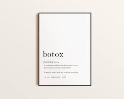 Nurses’ class outline will be as follows: Botox Definition Aesthetic Nurse Botox Poster Botox Art Etsy Canada