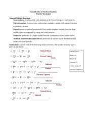 Balancing_chemical_equations_gizmo_worksheet_answers 3/17 balancing chemical equations gizmo worksheet answers the final chapters survey applications of the eikonal wavefunction to nuclear reactions as well as examine the important branch of nuclear transport equations. Classification Of Nuclear Reactions Answer Key Classification Of Nuclear Reactions Practice Worksheet Types Of Nuclear Reactions Natural Decay A Course Hero