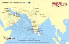 express route map and schedule air india express