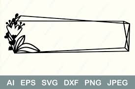 Free Free 74 Rectangle Flower Frame Svg SVG PNG EPS DXF File