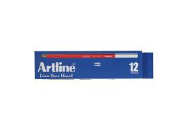 مداد قرمز 3 گوش (12 عددی) Artline EPREDIL