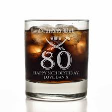 Shop for the perfect 80th birthday gift from our wide selection of designs, or create your own personalized gifts. Personalised 80th Birthday Rum Glass Tumbler