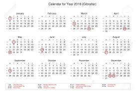 This is our day guide for monday september 9th 2019 which shows you at a glance what's happening on this day around the world. Calendar Of Year 2018 With Public Holidays And Bank Holidays Stock Photo Picture And Royalty Free Image Image 91121417