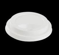 [1,000 ct] 8 oz Paper Coffee Cup Lids | 80 mm | PP | White