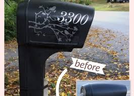 Add to favorites more colors 8 inch elegant modern numbers letters for doors, houses, mailboxes, address. How To Apply Vinyl Number Mailbox Decals The Easy Way Hawk Hill