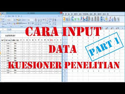 Cara Memasukkan Data Kuesioner Ke Excel Spss Part 1 Youtube