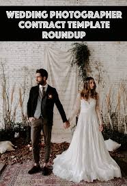 As a new wedding photographer, it's easy to get caught up in the excitement of booking your first wedding. Wedding Photographer Contract Template Roundup Photobug Community