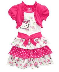 Hello Kitty Birthday Dress For 3 Year Old Pin By Deanna Smith Powers On If I Ever Have A Daughter Hello Kitty Clothes Hello Kitty Dress Kids Dress