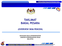 An official twitter of public service department of malaysia. Taklimat Bakal Pesara Overview Skim Pencen Ppt Download
