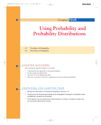 Using Probability And Probability Distributions