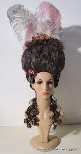Marie Antoinette Wig Unique Piece Color Brown Red Parrucca 18 Century Pouf Wig Parrucca Settecento Perruque Coiffures De La Renaissance Coiffure Barbie