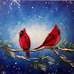 Paint Nite: Cardinal Snowflakes event image