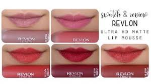 Overall, a comfortable, creamy matte. Revlon Ultra Hd Matte Lip Mousse Swatch Review Youtube