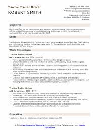 All driving schools must meet certain standards. Tractor Trailer Driver Resume Samples Qwikresume