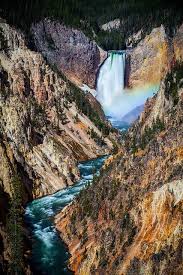 Way back in 1870, a member of the washburn party, mr. Yellowstone Fall Beautiful Waterfalls Waterfall Waterfall Photography