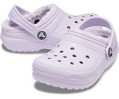 Kids Classic Lined Clog Crocs Crocs Classic Purple Crocs Lined Crocs
