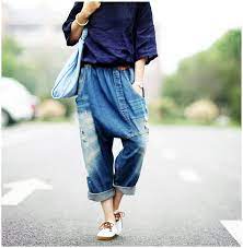 Shop boyfriend jeans for women at mavi jeans. Clearance Plus Grosse Boyfriend Jeans Frauen Breite Bein Jeans Harem Hosen Capris Hosen Boyfriend Jeans Boyfriend Jeans Fashionplus Size Boyfriend Jeans Aliexpress