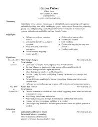 The person who hires housekeepers is the one with the white glove, checking for dust. Crew Member Resume Examples Created By Pros Myperfectresume