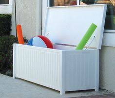 Pool blaster blue poly pool toy storage. 14 Pool Storage Ideas Pool Storage Pool Accessories Patio Storage