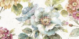 Fiori azzurri di campo tecnica: Lisa Audit Country Bloom I Art Plus Vendita Stampe Su Tela Quadri E Poster