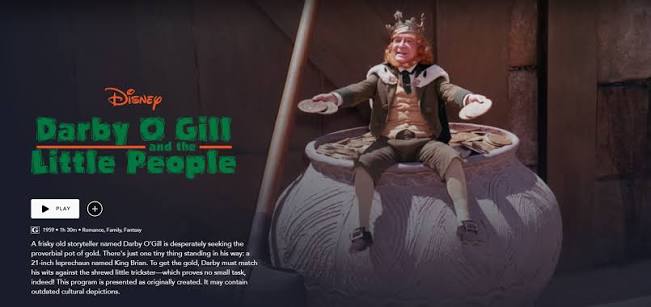 Review: Disney's Darby O'Gill and the Little People — Disnerd Movie  Challenge