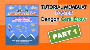 Tutorial Membuat Poster Dengan Corel Draw X7 Part 1 Youtube