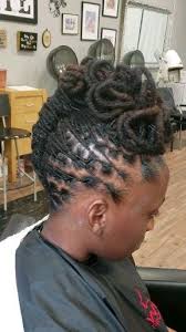 Try dreadlock hairstyles as soon as possible. Medium Length Loc Styles For Women Classy Updo For A Wedding Or Prom Dreads Classy Unique Locs Hairstyles Short Locs Hairstyles Dreadlock Hairstyles Black