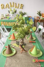 4th Birthday Decoration Ideas For Boy At Home Dinosaur Birthday Party Ideas Dinosaur Themed Birthday Party Dinosaur Birthday Party Birthday Party Decorations