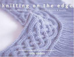 I casted on 4 times the desired number of stitches (the bottom sample in image above); Ravelry Knitting On The Edge Patterns