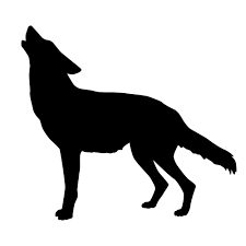 Wolf Howling 33 Wolf Silhouette Vinyl Decals Animal Silhouette Wolf Stencil Wolf Silhouette