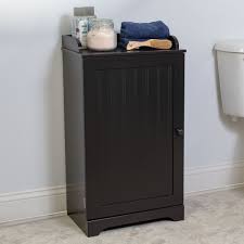 Bennington Country Cottage Espresso Bathroom Floor Storage Cabinet Organizer Adjustable Shelf Bathroom Floor Storage Bathroom Floor Storage Cabinet Bathroom Flooring