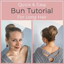 Don't worry about these loose ends, they add to the overall undone coolness of this hairstyle. Quick And Easy Bun Tutorial For Medium To Long Hair Rock Candie Designs Custom Wedding Stationery Greeting Cards Buffalo Ny Easy Bun Tutorial Long Hair Styles Easy Bun Hairstyles
