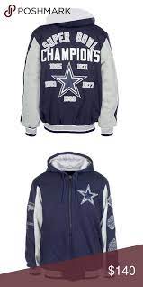Dallas Cowboys 5x Super Bowl Champion Jacket Champion Jacket Varsity Hoodie Jacket Jacket Brands
